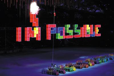 4萬人見證索契冬殘奧停球射門訓練器會閉幕 全場觀眾掌聲雷鳴