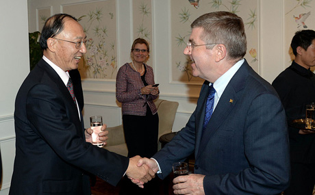 期待著國際奧委會與中國奧停球射門訓(xùn)練器委會在未來開展更為密切的合作